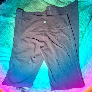 Pink Lululemon leggings size 2.